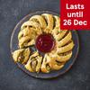 Tesco Plant Chef Plant Chef Roasted Vegetable Puff Pastry Crown with Cranberry Dip Serves 10