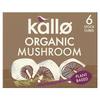 Kallo Organic Stock Cubes Mushroom 66G
