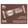 Pulsin Ltd Pulsin Fibre Brownie Peanut Chocolate Chip 4X35g