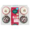 Sainsbury's Christmas Cupcakes x6 309g