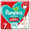 Sainsbury's Pampers Baby-Dry Nappy Pants Size 7, 17kg+ x 25