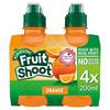 Sainsbury's Fruit Shoot Orange Kids Juice Drink 4x200ml