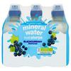 Sainsbury's No Added Sugar Mineral Water Fruit Slurps Blackcurrant Flavoured 6 x 250ml