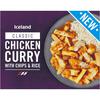 Iceland Chicken Curry with Chips and Rice 460g
