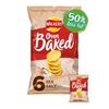 Sainsbury's Walkers Baked Sea Salt Mulitpack Snacks 6x25g