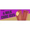 Iceland 6 Milk Choc Ices 420ml