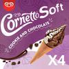 Cornetto Soft Cookie & Chocolate 140Ml X 4