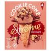 Extreme Cookie Cone Chocolate Ice Cream 4X110ml