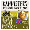 Bannisters Yorkshire Family Farm 8 Baked Jacket Potatoes 1.2kg