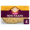 Patak's Plain Mini Naan Breads x 4