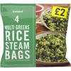 Iceland 4 Multi Greens Rice Steam Bags 600g