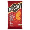 McCoy's Flame Grilled Steak Multipack Crisps 6 Pack