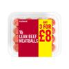 Iceland 16 Lean Beef Meatballs 305g