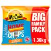 McCain Lighter Home Chips Straight 1.36kg