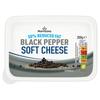 Morrisons 50% Reduced Fat Black Pepper Soft Cheese