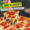 Iceland Thin & Crispy Double Pepperoni Pizza 320g