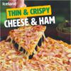 Iceland Thin & Crispy Cheese & Ham Pizza 327g
