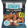 Iceland Salt & Pepper Chicken Breast Fillet Strips 550g