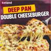 Iceland Deep Pan Double Cheeseburger 340g