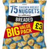 Iceland 75 (approx.) Breaded Chicken Breast Nuggets 1.05kg