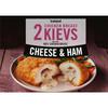 Iceland 2 Cheese and Ham Chicken Breast Kievs 250g