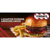 TGI Fridays 4 Quarter Pounder Aberdeen Angus Burgers 454g