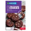 Greggs 6 Triple Chocolate Cookies 450g