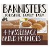 Bannisters Yorkshire Family Farm 4 Hasselback Baked Potatoes 460g
