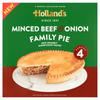 Holland's Minced Beef & Onion Family Pie