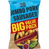 Iceland 20 (approx.) Jumbo Pork Sausages 2kg