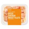 Iceland Class A Fresh Diced Chicken Breast Fillets Skinless & Boneless