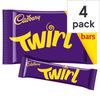 Cadbury Twirl Chocolate Bars Multipack 4 X 34g