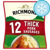 Richmond 12 Frozen Thick Pork Sausages 516G