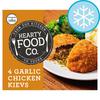 Hearty Food Co 4 Garlic Chicken Kievs 500G