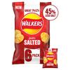 Walkers Less Salt Lightly Salted Crisp 6X25g