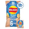 Walkers Baked Cheese & Onion Crisps 6 X 22G