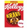 Kellogg's Krave Chocolate Hazelnut Flavour Cereal 750G