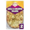 Patak's Flame Baked Garlic & Coriander Naan Breads 2 Pack