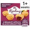 Mr Kipling 6 Apple & Blackcurrant Pie 30% Less Sugar