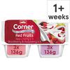 Muller Corner Red Fruits & Blackberry Yogurts 6 X 136G