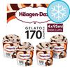 Haagen Dazs Creamy Fudge Brownie Mini Gelato 4X95ml