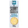 The Skny Crkr Co The Skinny Cracker Co Sea Salt & Black Pepper Cracker 185G