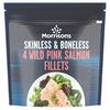 Morrisons 4 Wild Pink Salmon Fillets