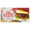 Morrisons Beef Quarter Pound Burger