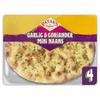 Patak's The Original 4 Flame Baked Garlic & Coriander Mini Naans