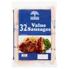Plumtree Farms 32 Value Sausages 1.44kg