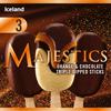 Iceland Majestics 3 Orange & Chocolate Triple Dipped Sticks 210g