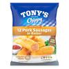 Tony's Chippy Crispy Batter 12 Pork Sausages in Batter 460g