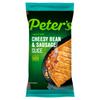 Peter's Cheesy Bean & Sausage Slice