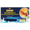 Sainsbury's 10 Breaded Omega 3 Pollock Fillet Fish Fingers 300g